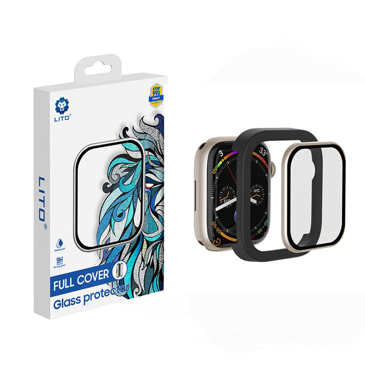 LITO Apple Watch 10 / 11 42mm PC Frame Case With Tempered Glass