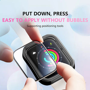 LITO Apple Watch 10 / 11 46mm PC Frame Case With Tempered Glass