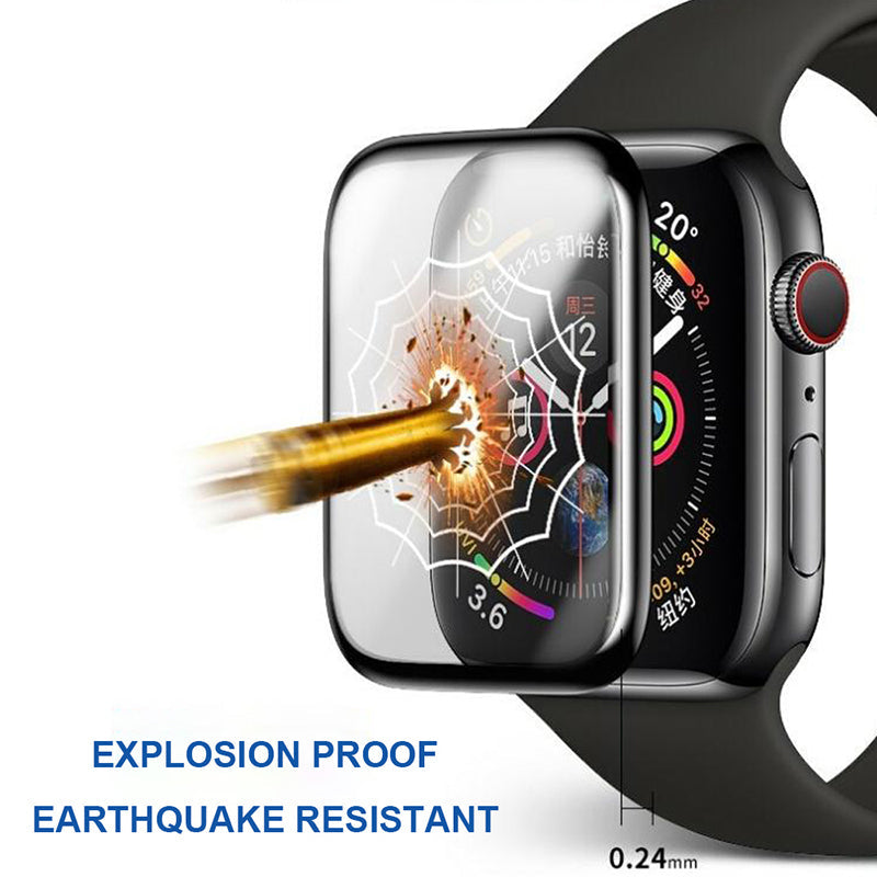 Blacktech Apple Watch 10 / 11 46mm 3D Curved Full Cover Screen Protector Matte