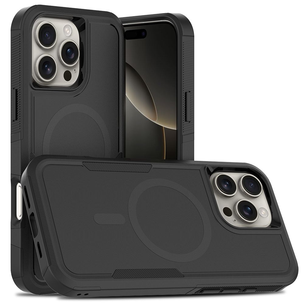 Blacktech Google PIxel 10 Pro XL Commuter Magnetic Magsafe Heavy Duty Bumper Case