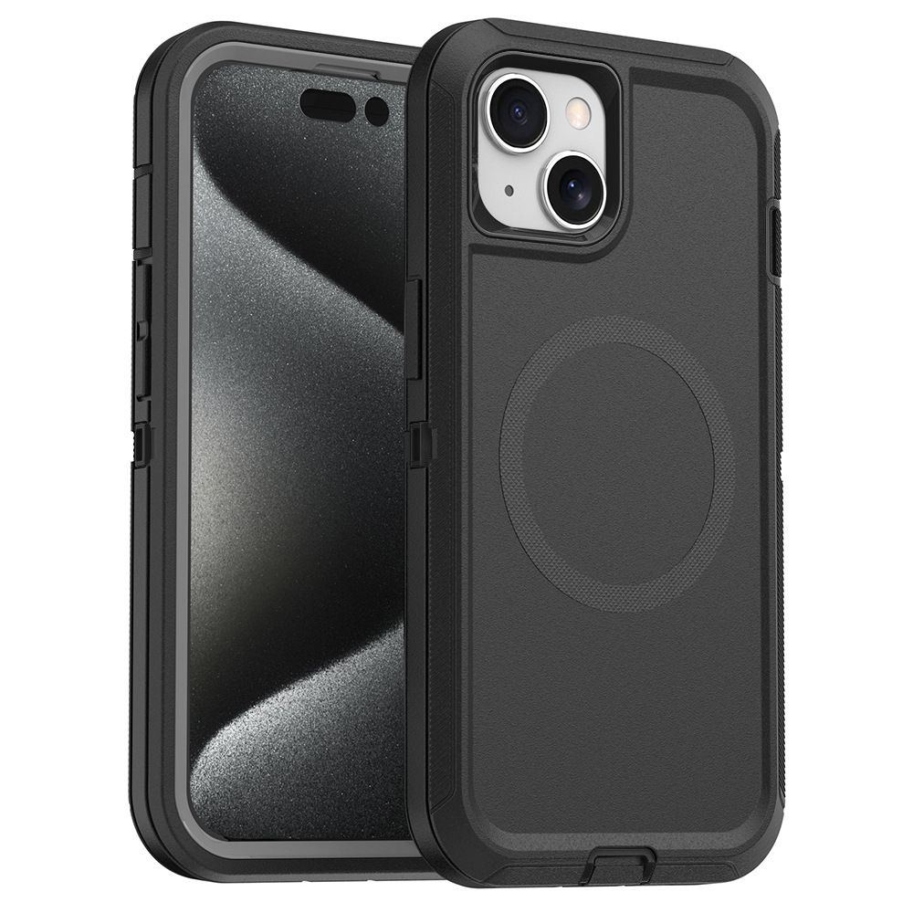 Blacktech iPhone 16e Defender Heavy Duty Shockproof Case Magsafe