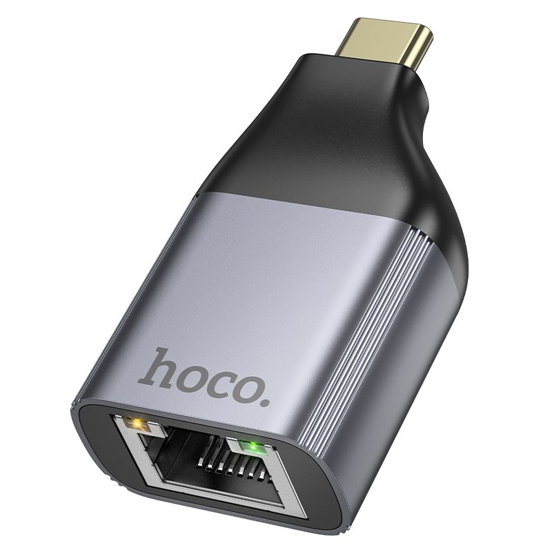 Hoco USB-C to RJ45 Adapter Ethernet LAN Network Converter High Speed UA35