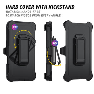 Blacktech Samsung Galaxy A56 Defender with Separable Clip
