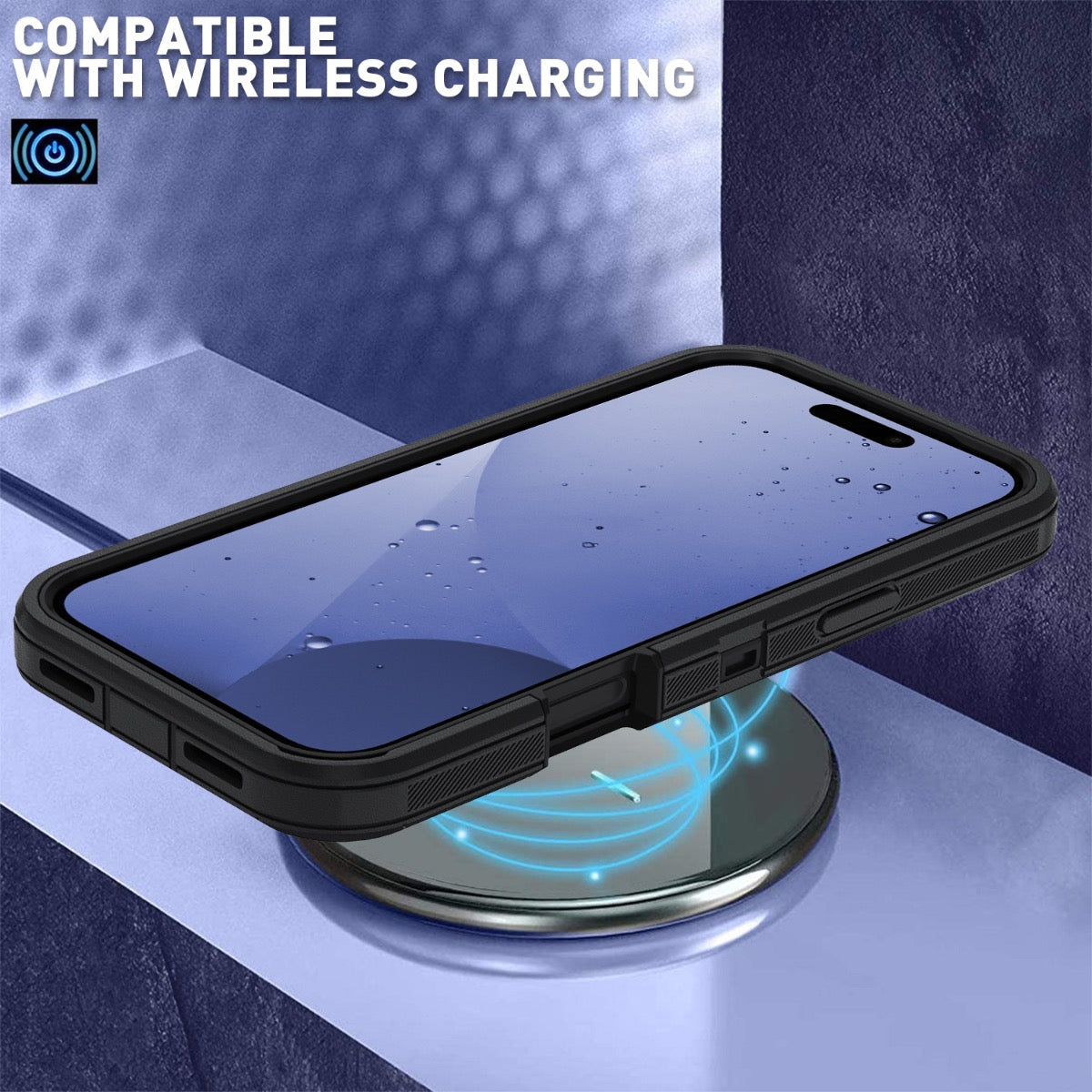 Blacktech Samsung Galaxy A56 Defender with Separable Clip