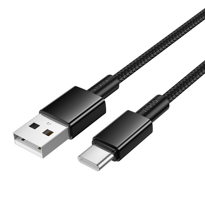Hoco USB-A to USB-C Cable Braided Super Tough Fast Charging Data Cable 1M X119