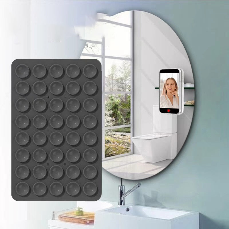 BLACKTECH 40 Suction Cup Mount 100mm and 65mm Strong Hold Multi Surface Holder Black BTSM40