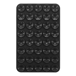 BLACKTECH 40 Suction Cup Mount 100mm and 65mm Strong Hold Multi Surface Holder Black BTSM40