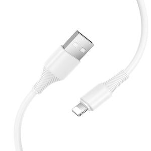 Hoco USB-A to Lightning Bend-Resistant Charging Data Cable for Daily Use