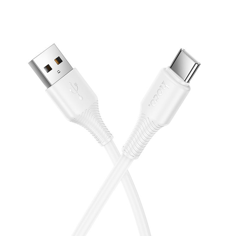 Hoco USB-A to USB-C Cable Bend Resistant Fast Charging Data Cable Type-C X120