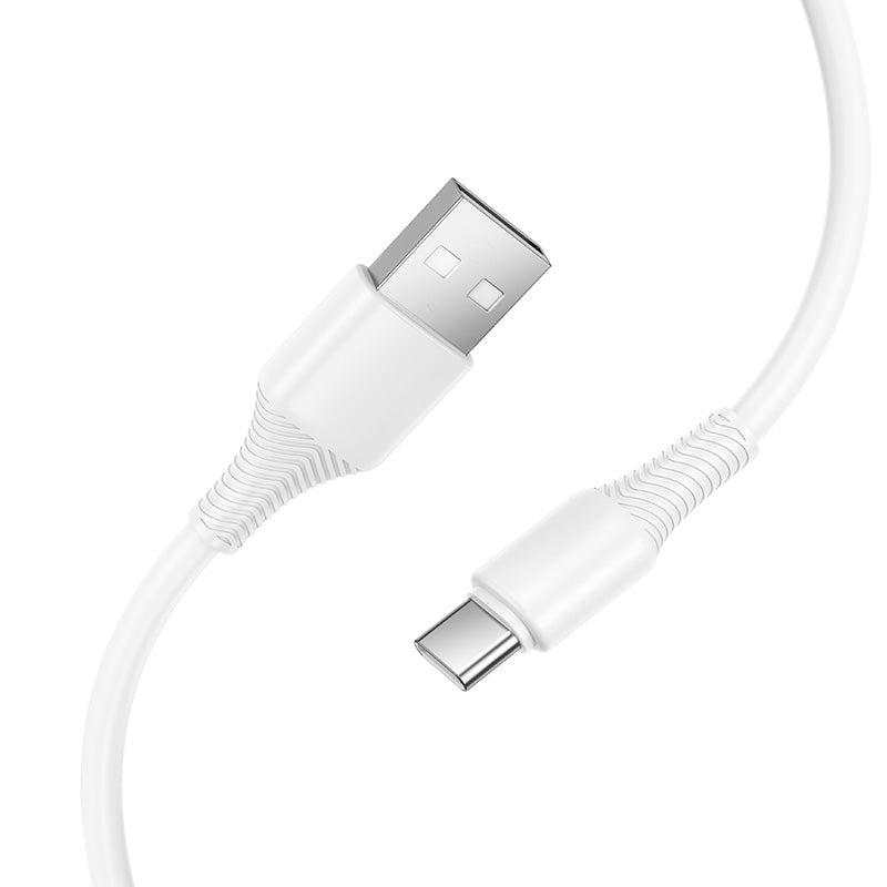 Hoco USB-A to USB-C Cable Bend Resistant Fast Charging Data Cable Type-C X120