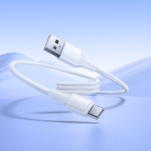 Hoco USB-A to USB-C Cable Bend Resistant Fast Charging Data Cable Type-C X120