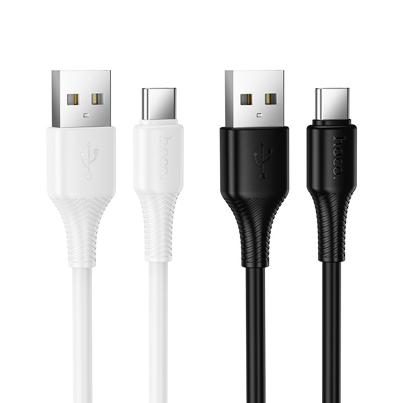 Hoco USB-A to USB-C Cable Bend Resistant Fast Charging Data Cable Type-C X120