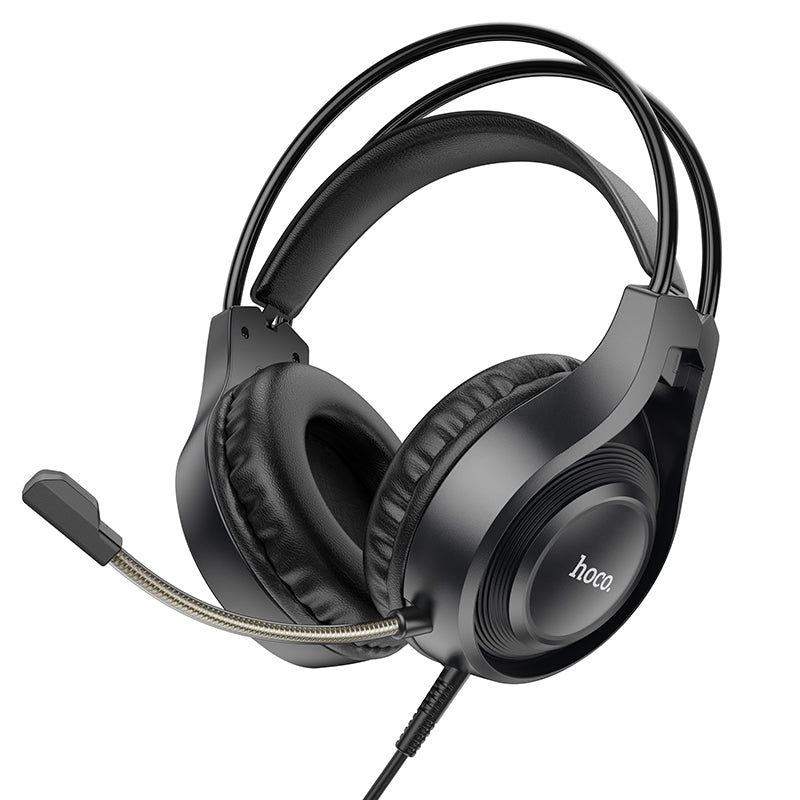 Hoco Gaming Headset Wired Stereo Sound Microphone PC Console W106