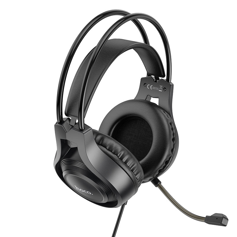 Hoco Gaming Headset Wired Stereo Sound Microphone PC Console W106