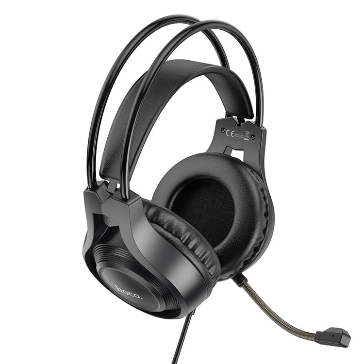 Hoco Gaming Headset Wired Stereo Sound Microphone PC Console W106