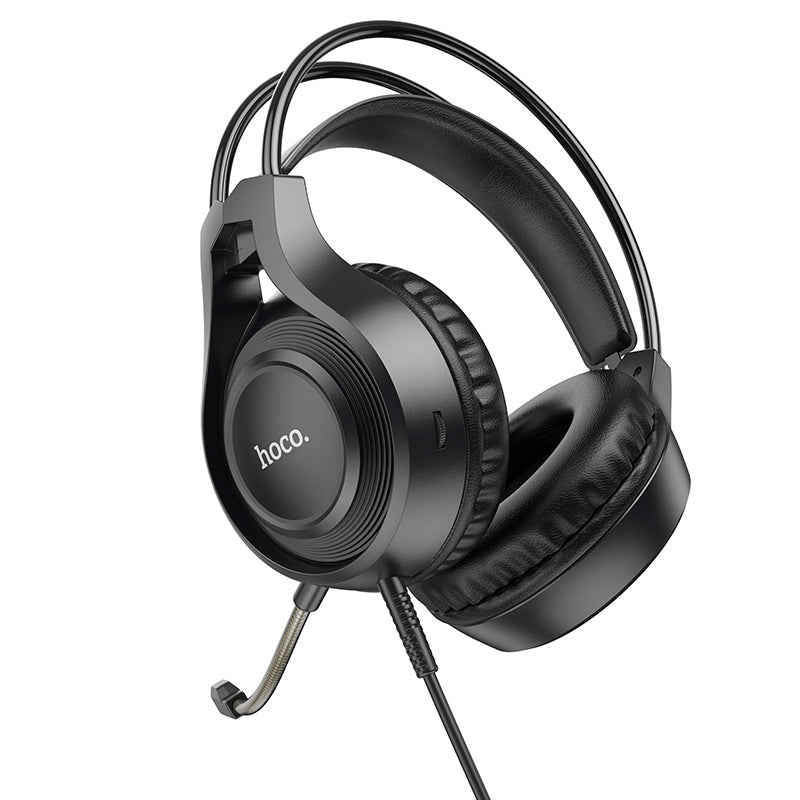 Hoco Gaming Headset Wired Stereo Sound Microphone PC Console W106