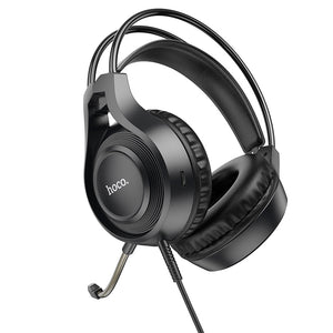 Hoco Gaming Headset Wired Stereo Sound Microphone PC Console W106