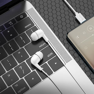 Hoco Universal USB-C Digital Earphones with Built-In Microphone