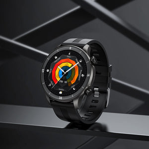 Hoco Round Smart Watch with Bluetooth Calling Fitness Tracker Sports Mode Black Y31