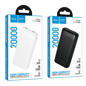 Hoco 20000mAh High Capacity Portable Power Bank Black J153A