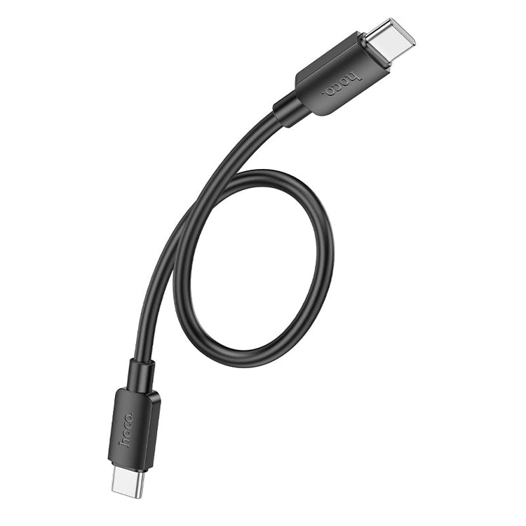 Hoco USB-C Fast Charging Data Cable with 27W Power Delivery, Compact 25cm