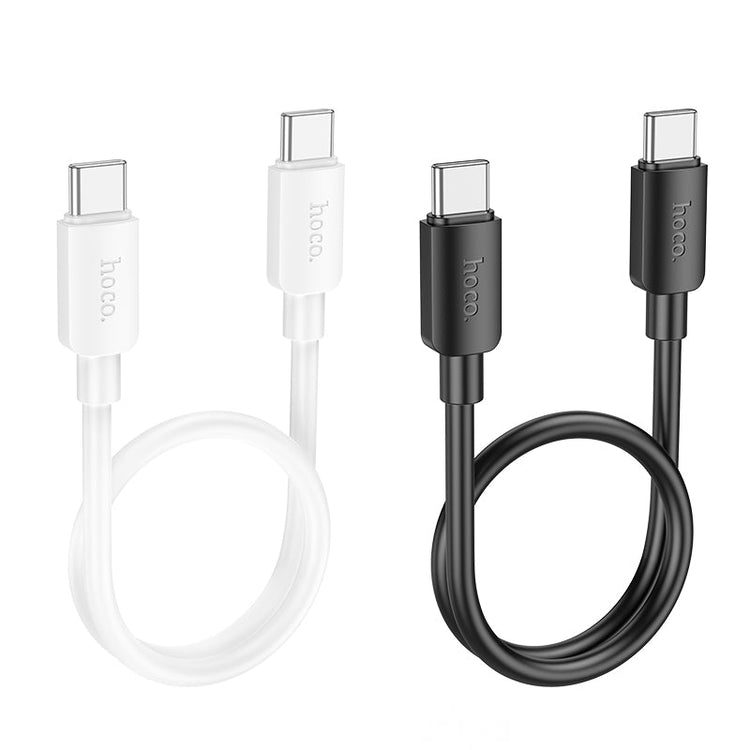 Hoco USB-C Fast Charging Data Cable with 27W Power Delivery, Compact 25cm