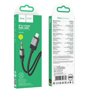 Hoco Lightning to 3.5mm Audio Cable for iPhone and iPad, MFi Certified
