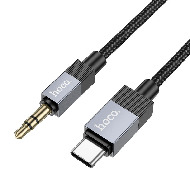 Hoco Nylon-Braided USB-C to 3.5mm Audio Cable for Android Phones and Tablets