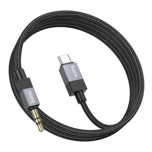 Hoco Nylon-Braided USB-C to 3.5mm Audio Cable for Android Phones and Tablets