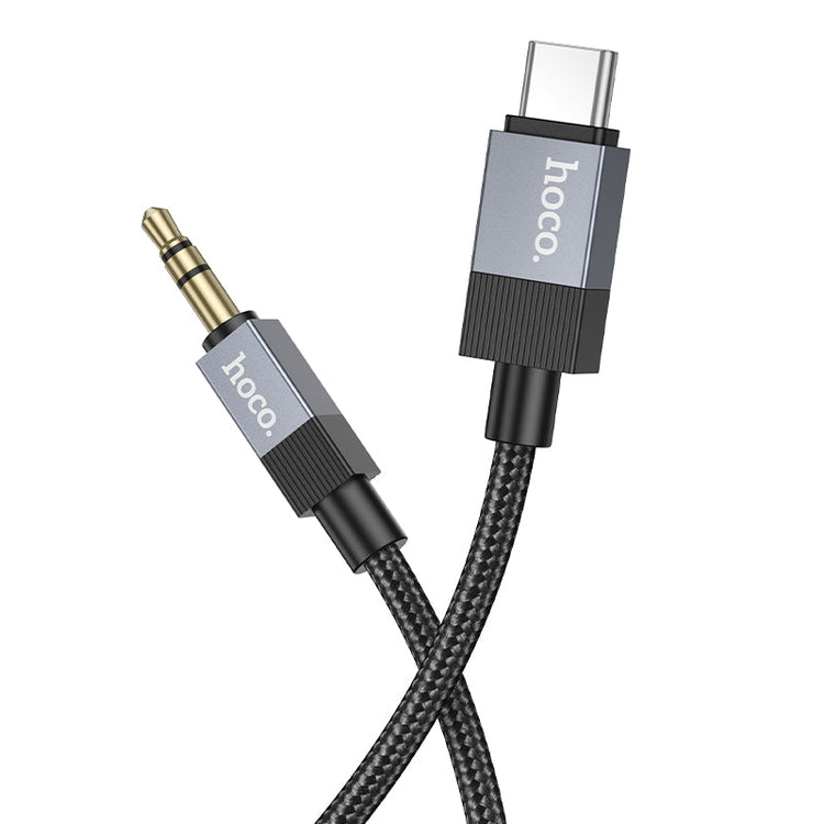 Hoco Nylon-Braided USB-C to 3.5mm Audio Cable for Android Phones and Tablets