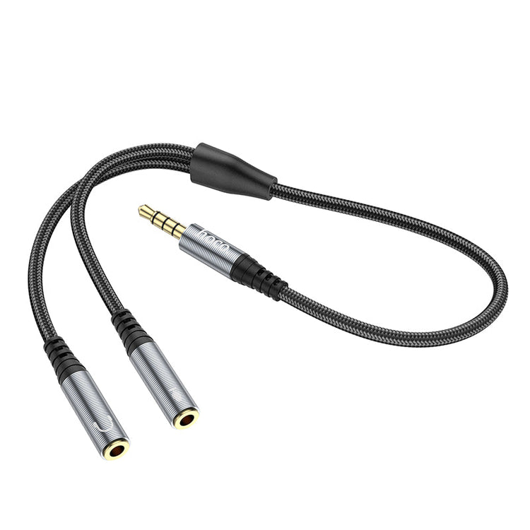 Hoco 3.5mm Splitter Audio Adapter Cable 2-in-1 Converter Male to 2 Female UPA21