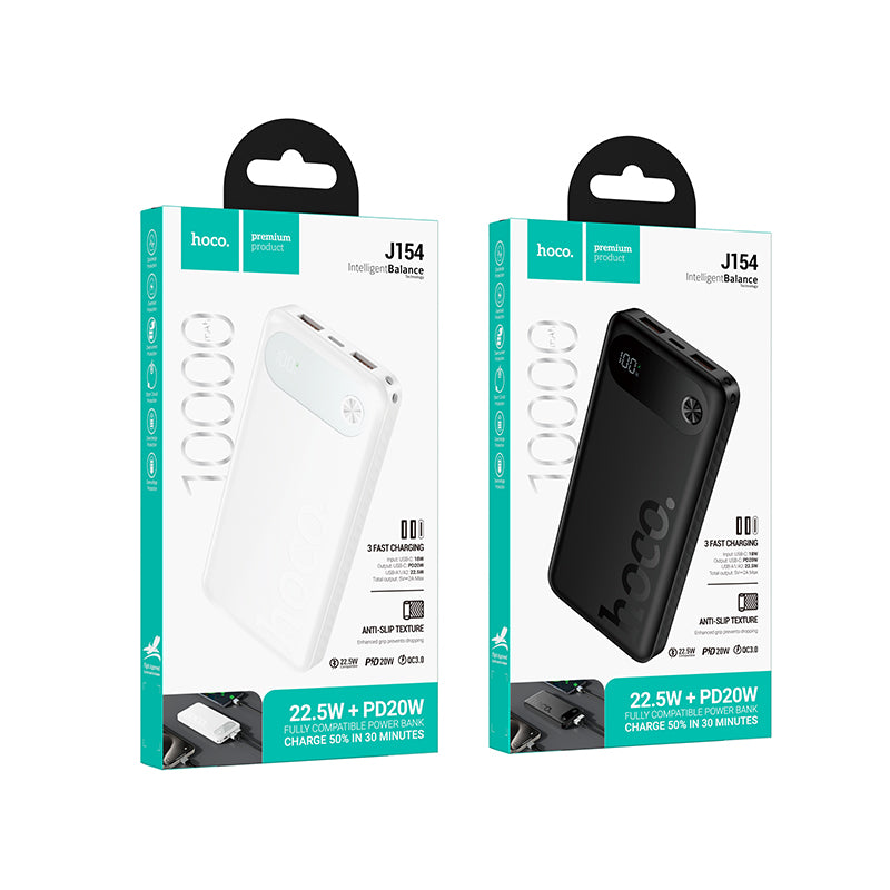 Hoco 10000mAh Slim Power Bank 22.5W + PD20W Fast Charging Portable Phone Charger