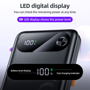 Hoco 10000mAh Slim Power Bank 22.5W + PD20W Fast Charging Portable Phone Charger