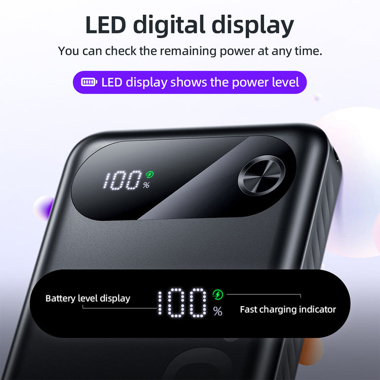 Hoco 10000mAh Slim Power Bank 22.5W + PD20W Fast Charging Portable Phone Charger