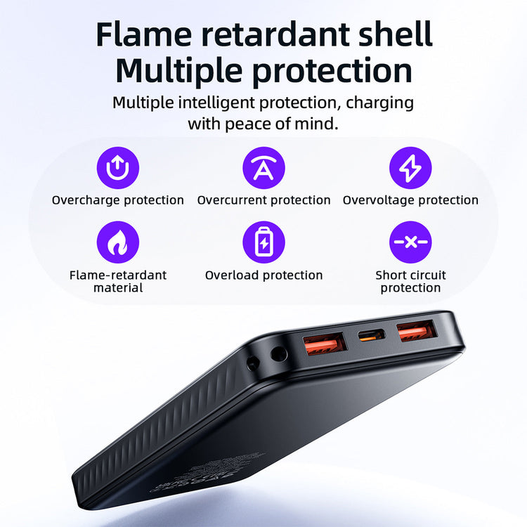 Hoco 10000mAh Slim Power Bank 22.5W + PD20W Fast Charging Portable Phone Charger
