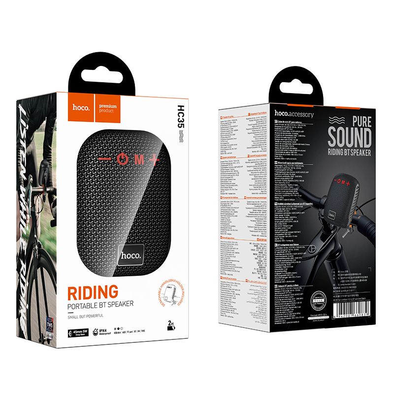 Hoco HC35 Bicycle Handlebar Bluetooth Speaker Portable Wireless Waterproof