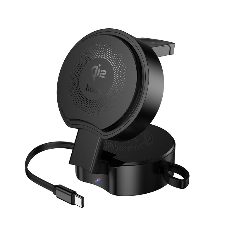 Hoco Qi2 3-in-1 Wireless Charger Foldable Magnetic Fast Charging Stand DWQ02