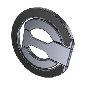 Hoco Double Sided Magnetic Phone Ring Holder Foldable Kickstand Grey GH9