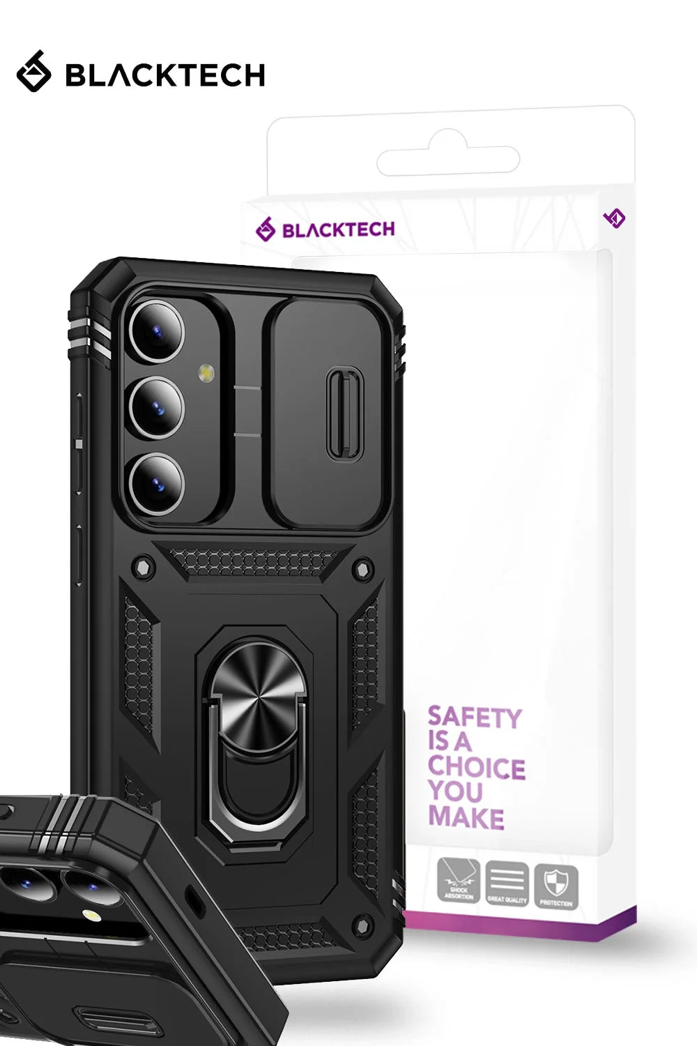 iPhone Air Blacktech Magnetic Flex Shock Case