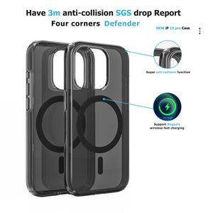 iPhone 17 Pro Blacktech Stay Black Case MagSafe Magnetic Matte Grip
