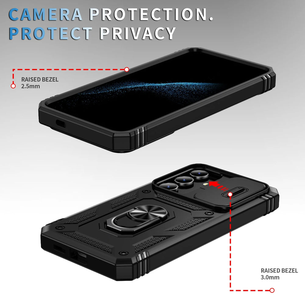 iPhone 17 Pro Blacktech Magnetic Flex Shock Case