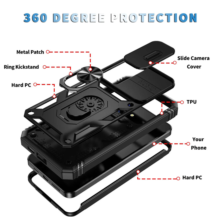 iPhone 17 Pro Blacktech Magnetic Flex Shock Case