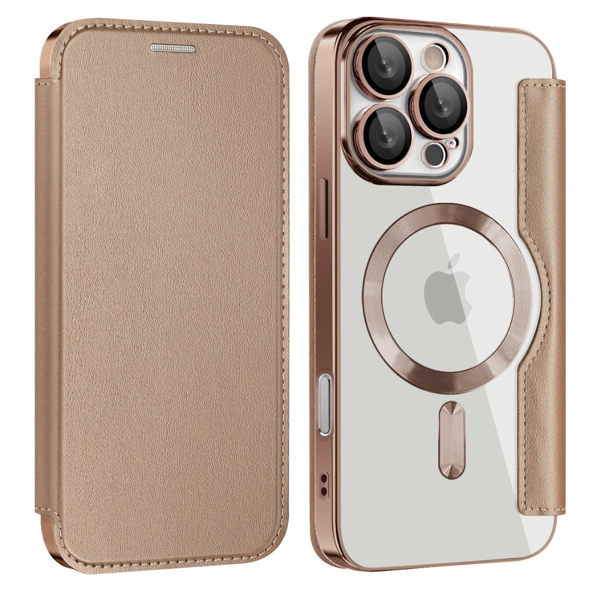 iPhone 17 Pro Blacktech Leather Lux Case MagSafe Magnetic Premium PU Leather