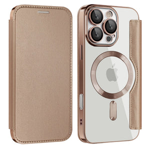 iPhone 17 Pro Blacktech Leather Lux Case MagSafe Magnetic Premium PU Leather