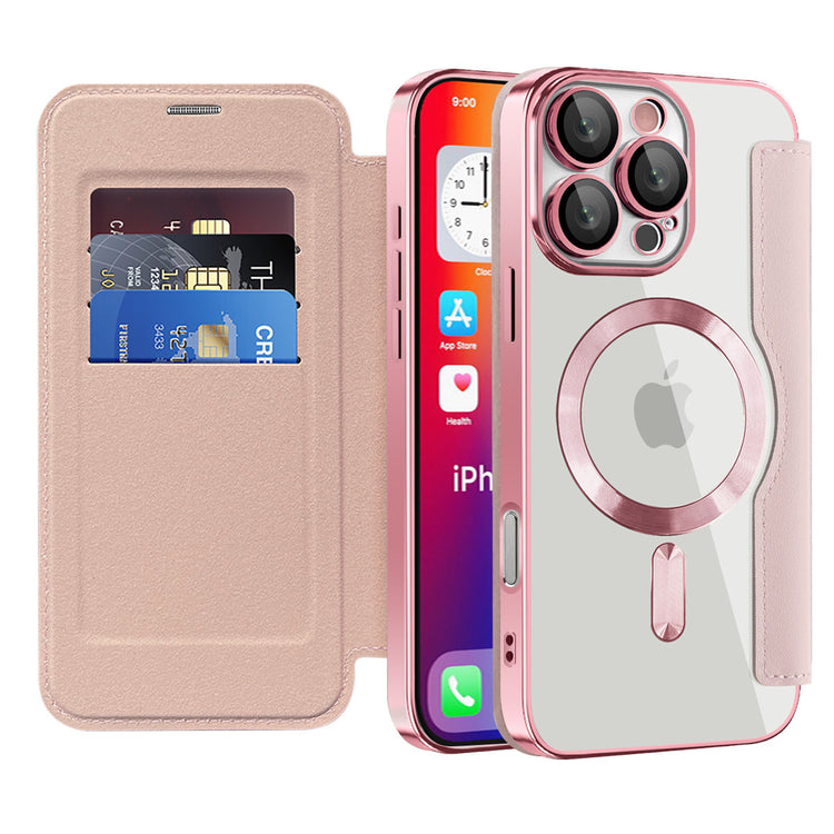 iPhone 17 Pro Blacktech Leather Lux Case MagSafe Magnetic Premium PU Leather