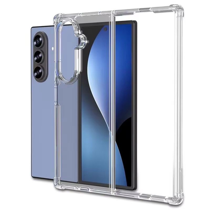 Blacktech Google Pixel 9 Pro Fold Clear Slim Folding Protective Case