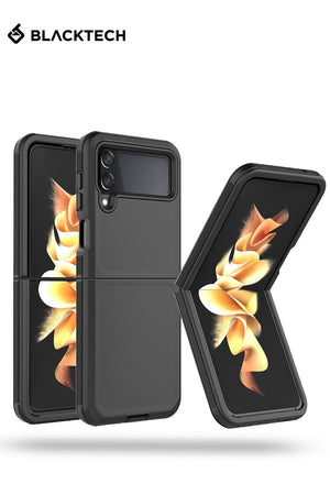 Blacktech Samsung Galaxy Z Flip 7 Defender with Separable Clip