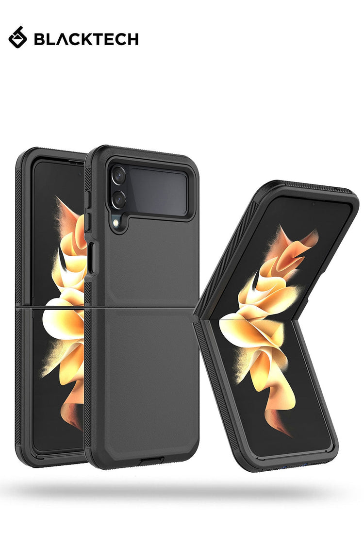 Blacktech Samsung Galaxy Z Flip 7 Defender with Separable Clip