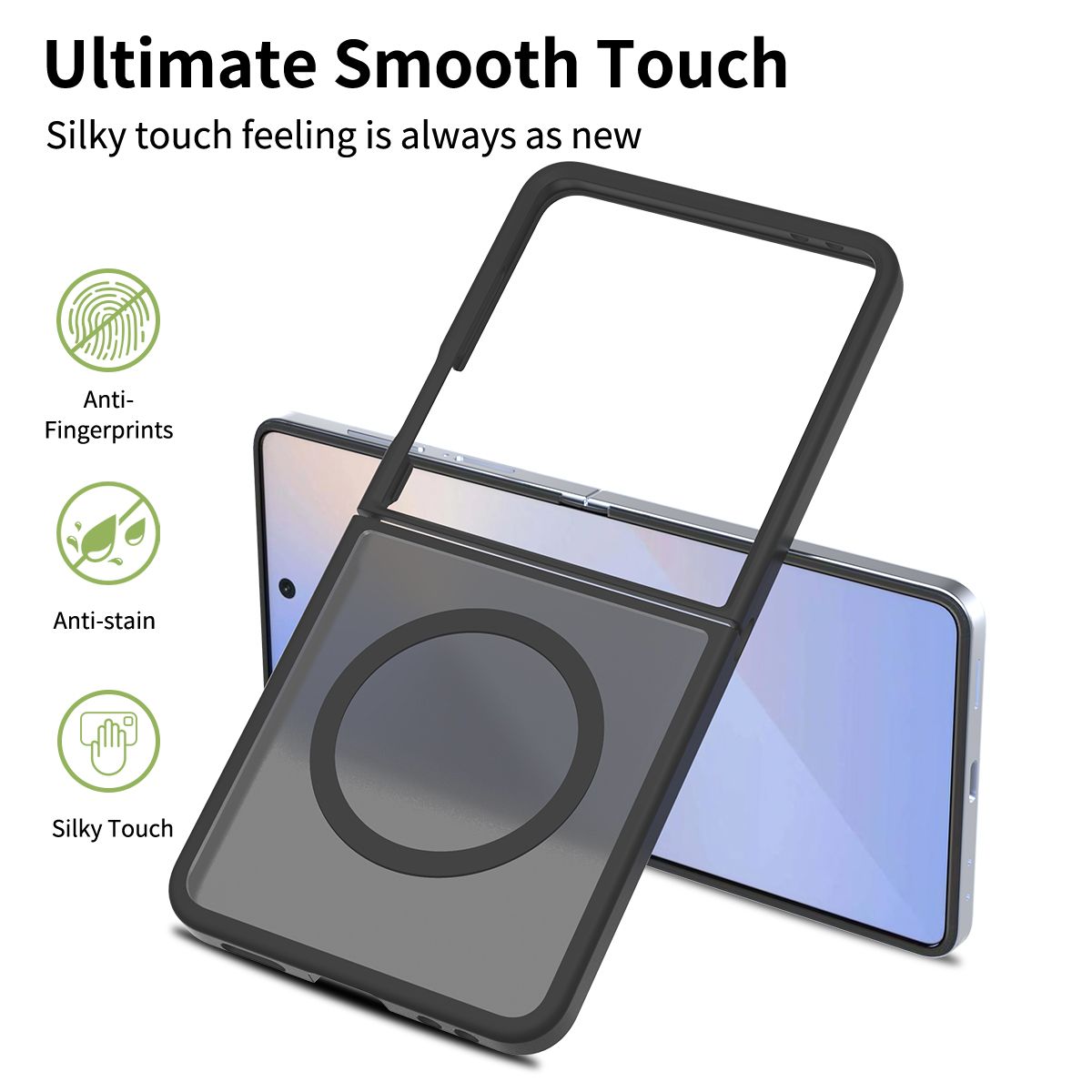 Blacktech Samsung Galaxy Z Fold 7 VividSilk Magsafe Magnetic Protective Case