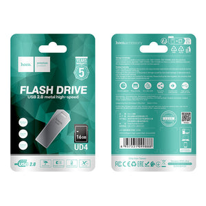Hoco 16GB Zinc Alloy USB 2.0 Flash Drive